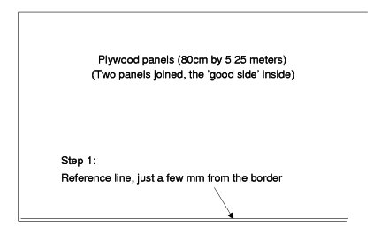 Tracing the reference line